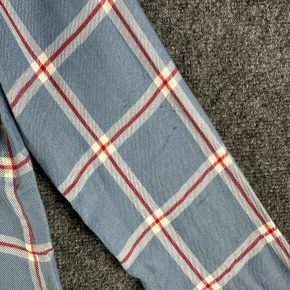 Banana Republic Blouse Womens Small Dillon Classic Fit Blue Button Up Cuffs - Picture 6 of 8